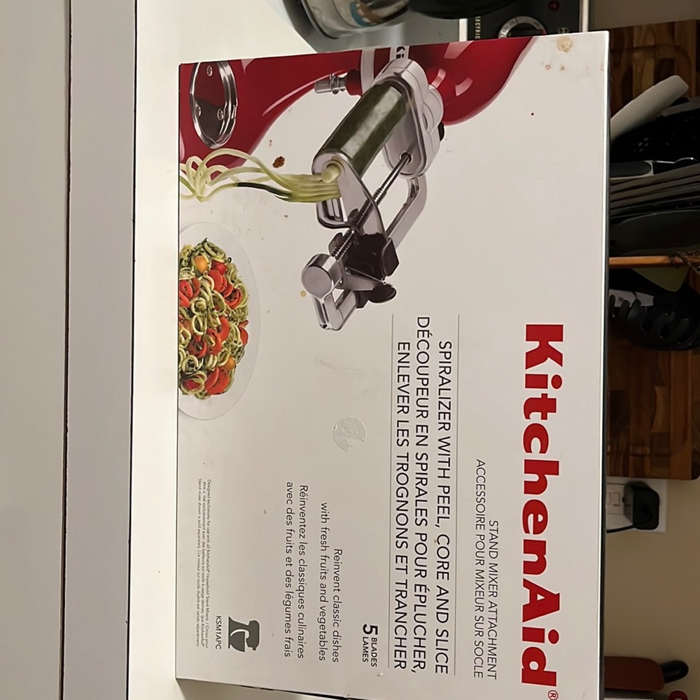 KitchenAid spiralizer.